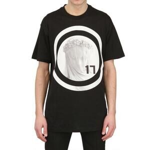 100% authentic Givenchy Black White Satin Madonna T-Shirt L